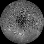 NASAからもらってきた写真:「月の北極」